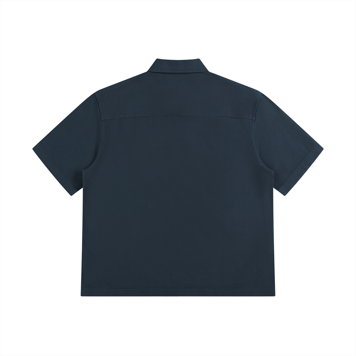 Unisex Boxy Patch Pocket Short Sleeve Shirt