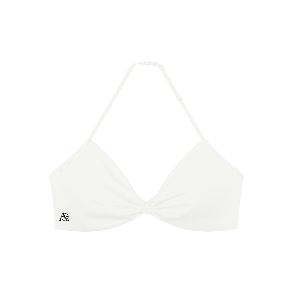 Women’s Ruched Halter-Neck Sports Bra