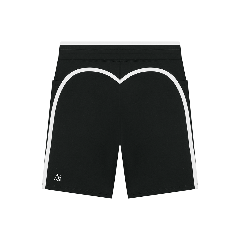 Women's High Rise Color Block Yoga Shorts