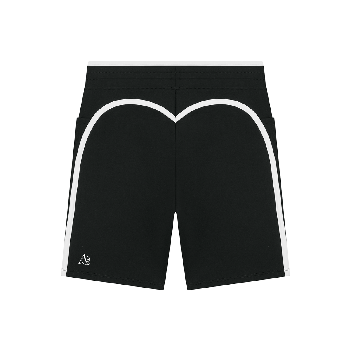 Women's High Rise Color Block Yoga Shorts