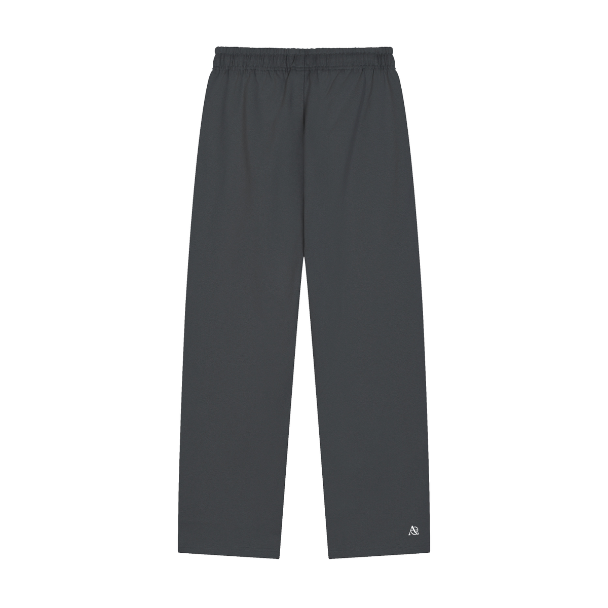 Solid Color Straight-Leg Sweatpants