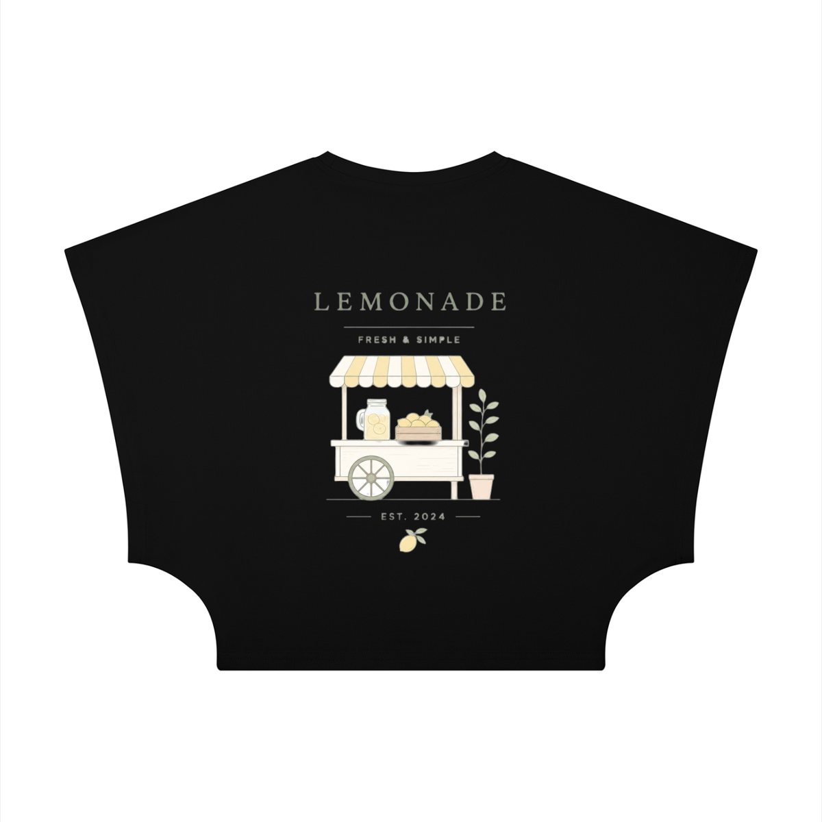 Women's Cropped Dolman T-Shirt