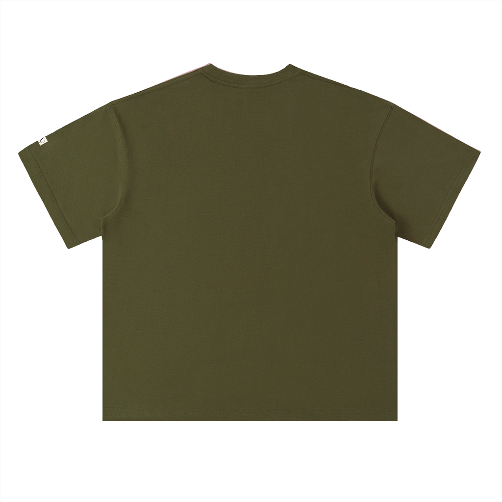 Heavyweight Drop Shoulder Cotton T-Shirt