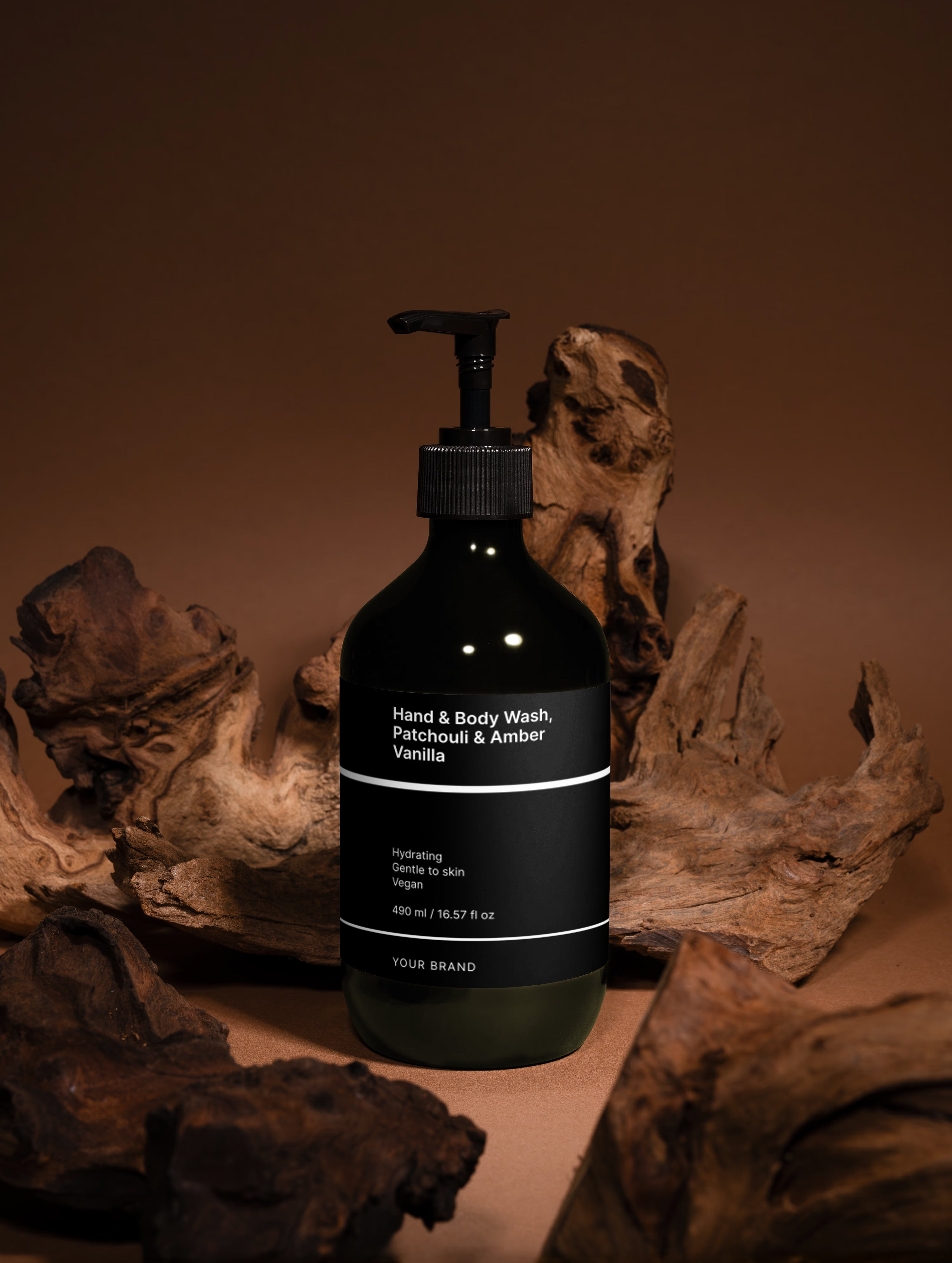 Hand & Body Wash, Patchouli & Amber Vanilla