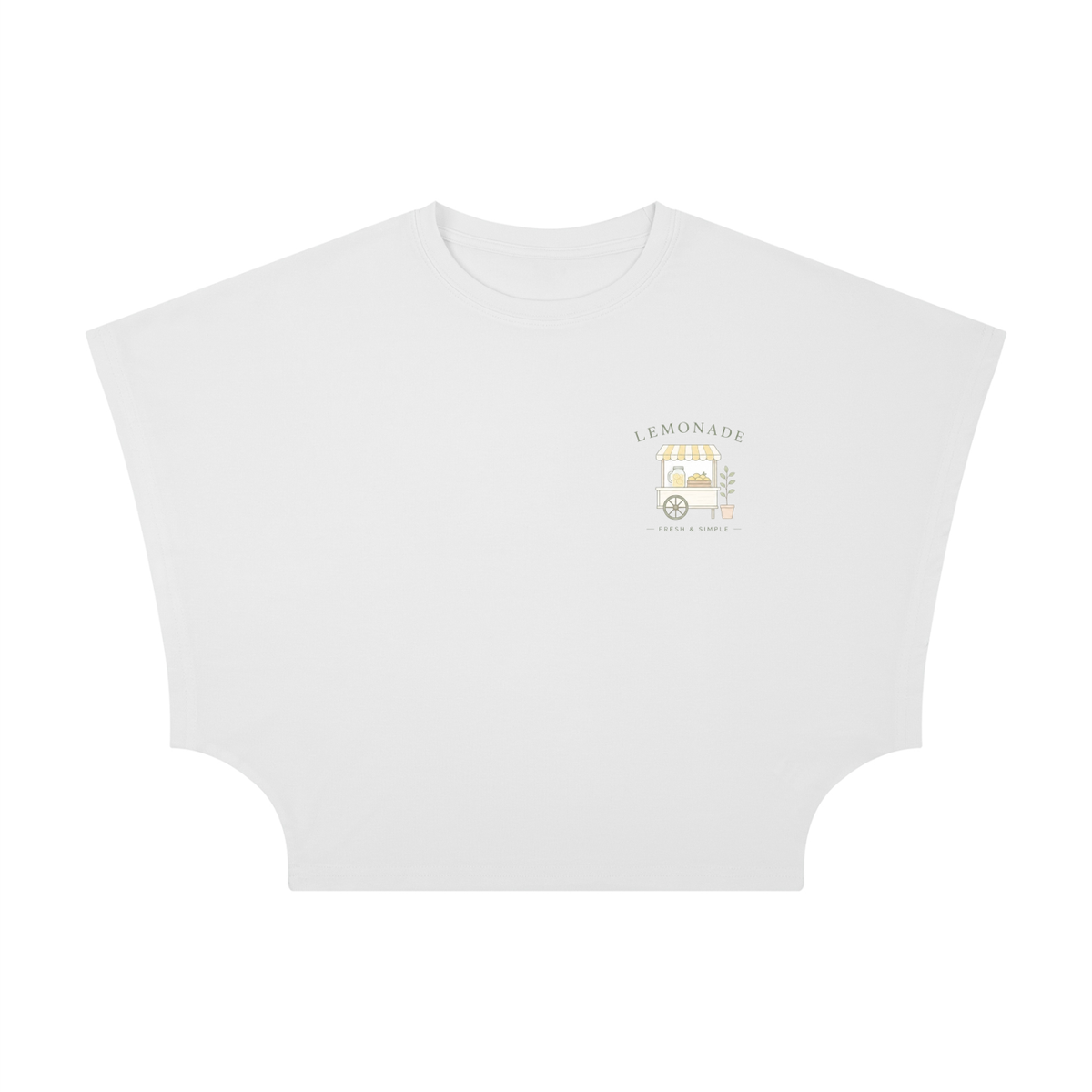 Women's Cropped Dolman T-Shirt