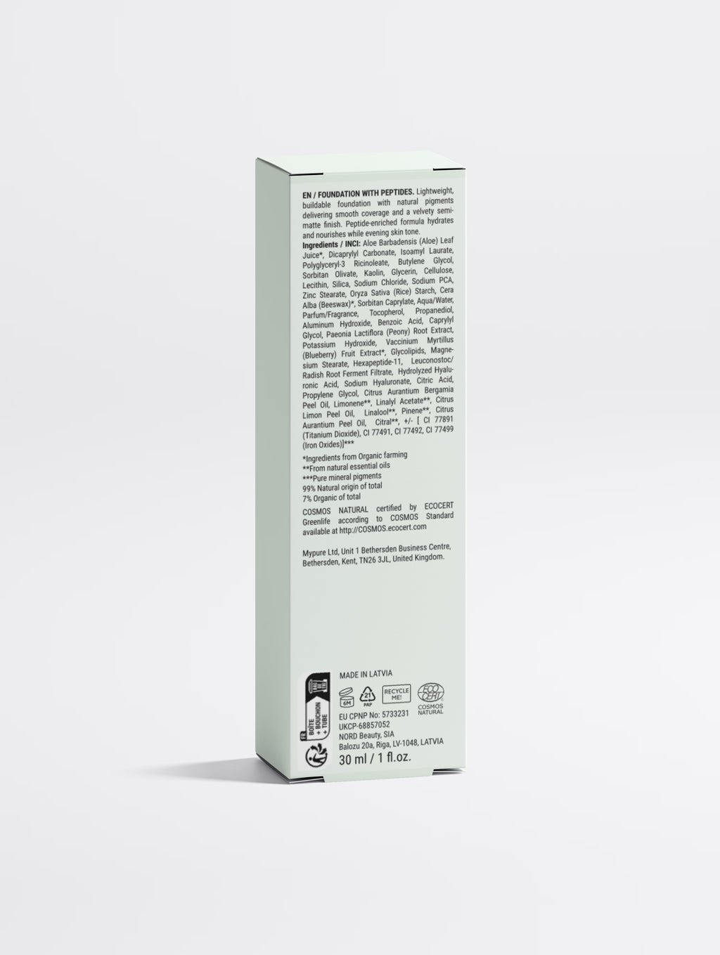 Foundation with Peptides,  25 Medium Warm