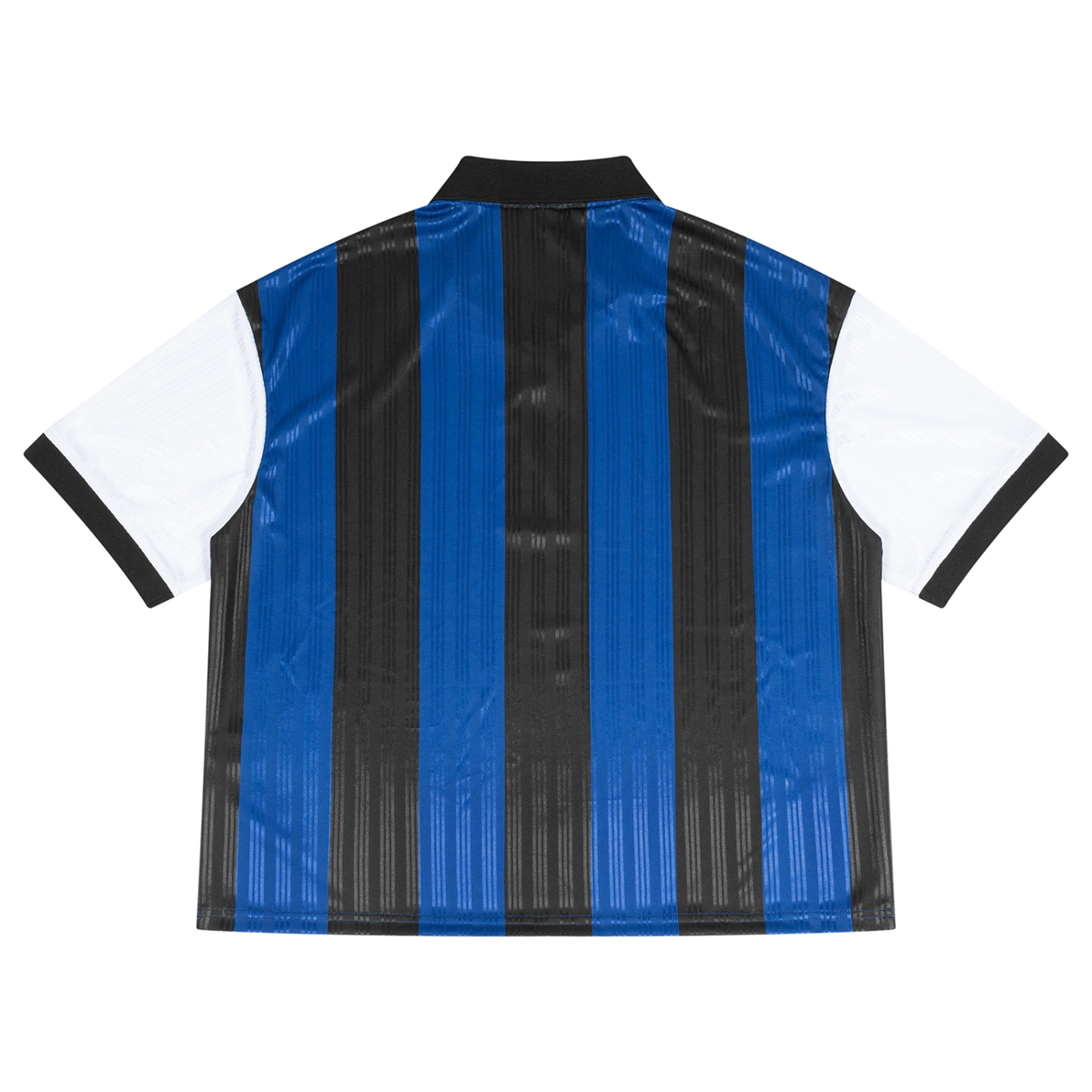 Unisex Boxy Striped Collared Soccer Jersey