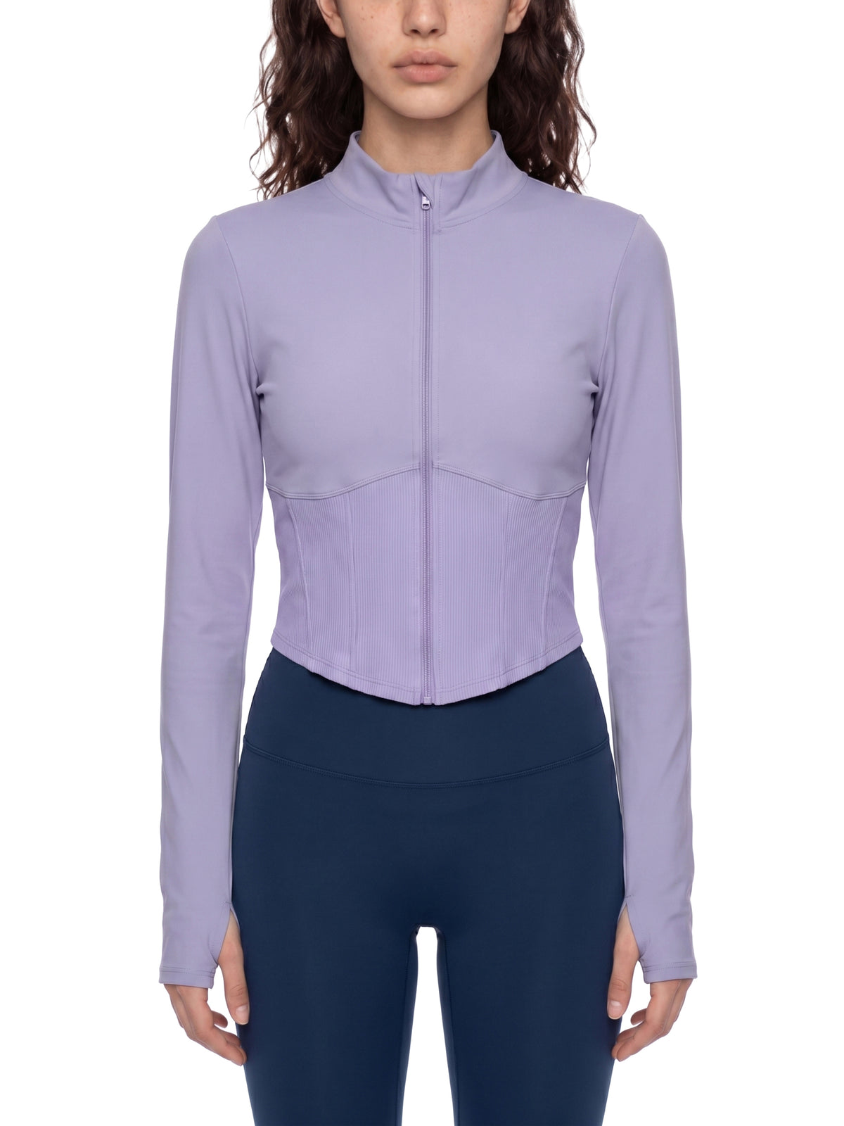 Women's Slim Fit Full-Zip Yoga Jacket