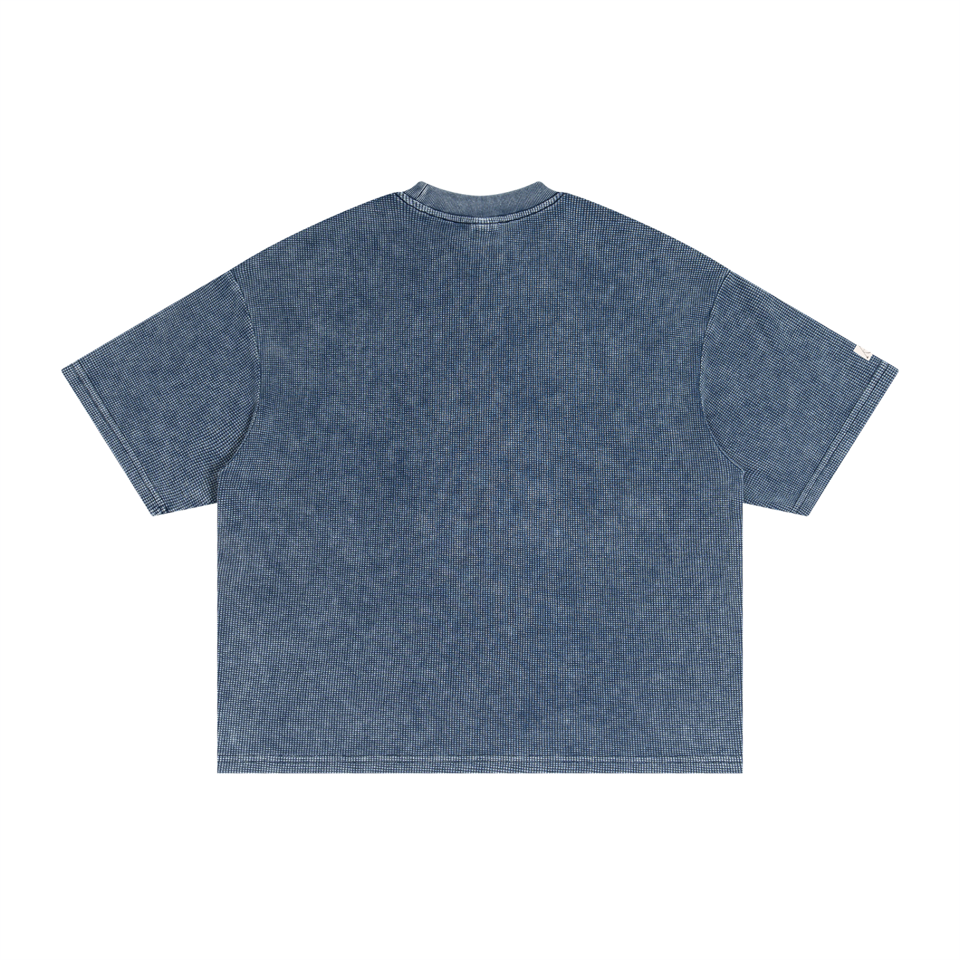 Textured Waffle Washed Boxy T-Shirt