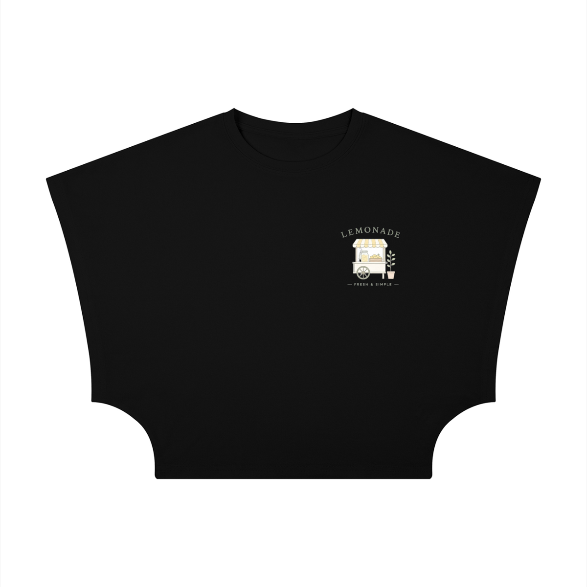 Women's Cropped Dolman T-Shirt