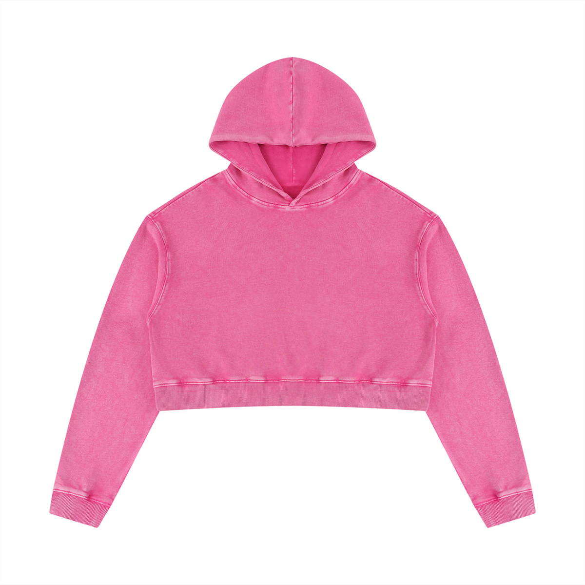 Women’s Mineral Washed Crop Hoodie
