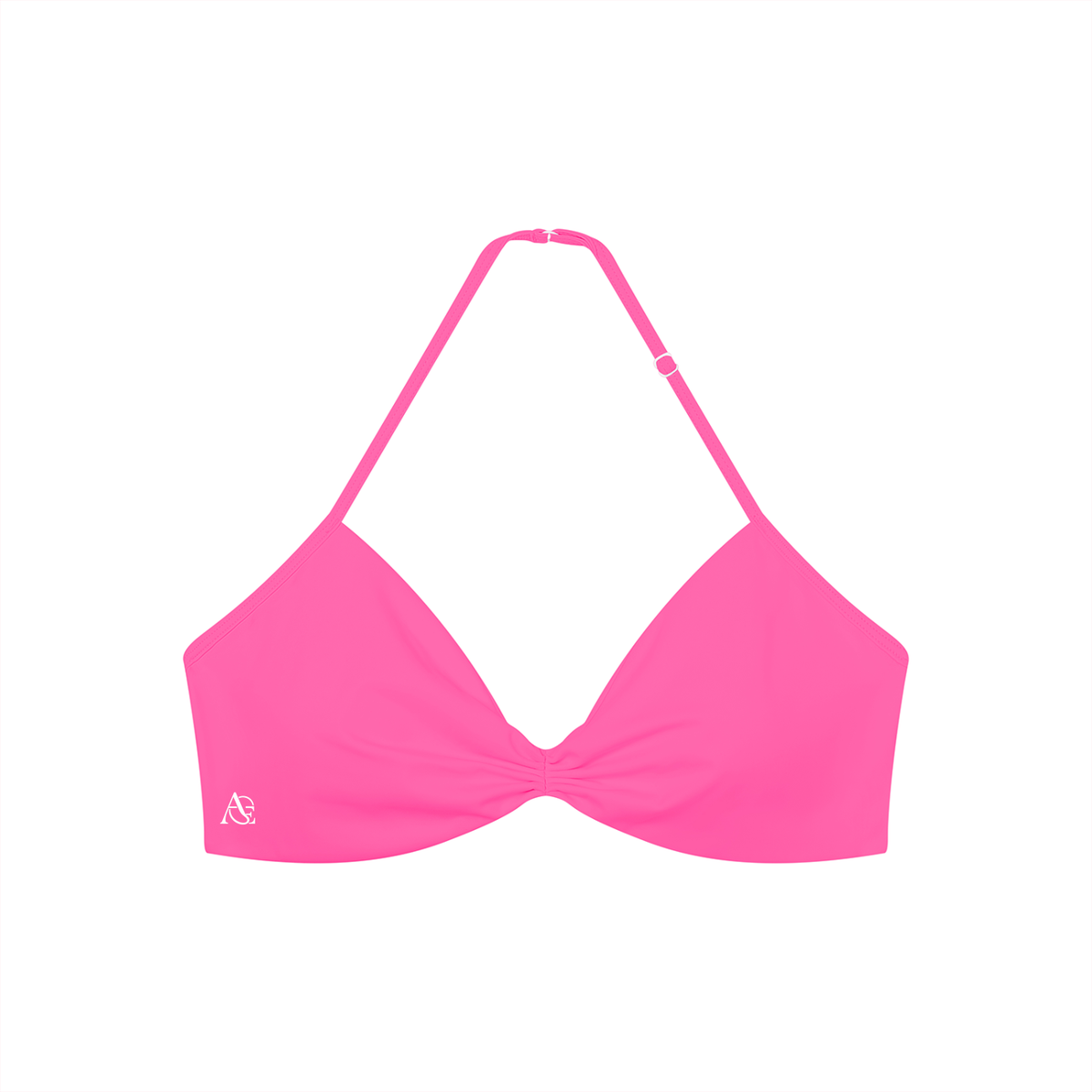 Women’s Ruched Halter-Neck Sports Bra