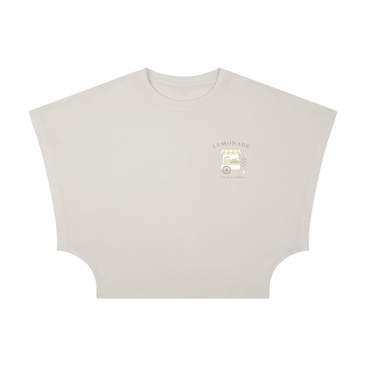 Women's Cropped Dolman T-Shirt