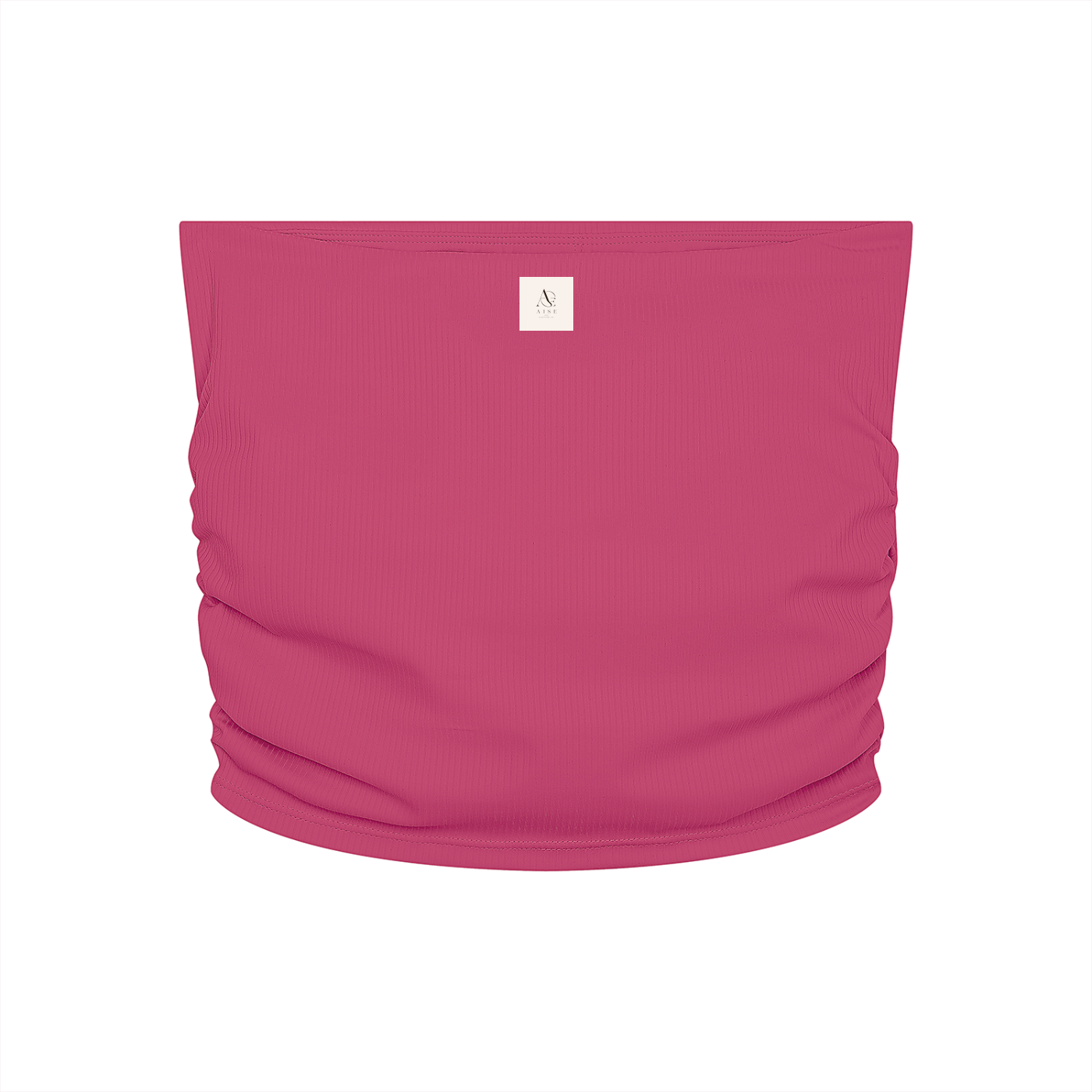 Women’s Ruched Cropped Yoga Tube Top