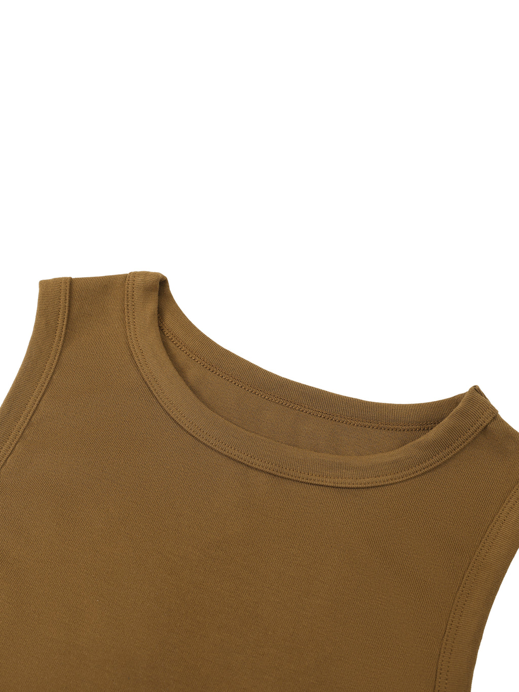 Women's Tight Crewneck Crop Tank Top