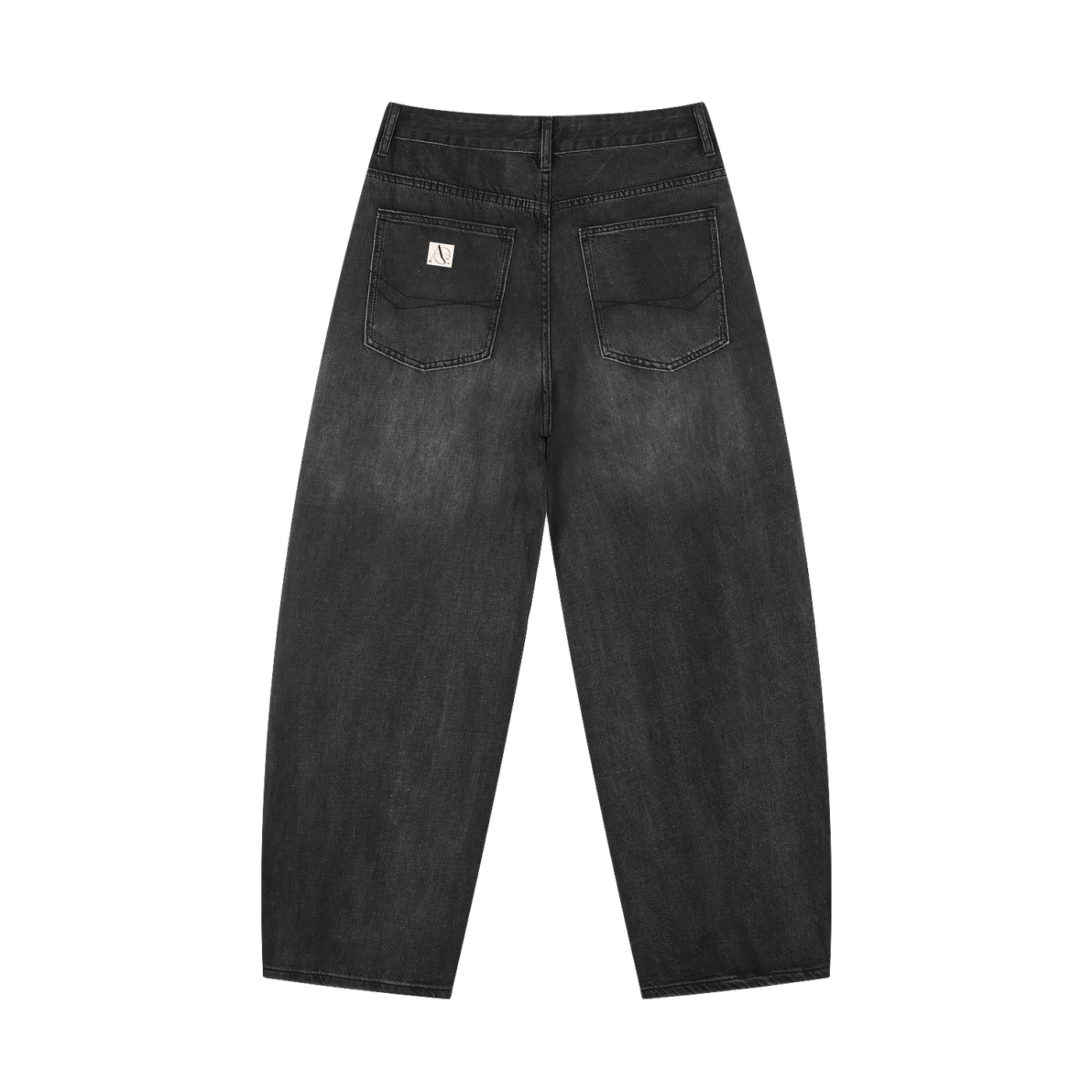 Men's Sunfade Vintage Wash Barrel Leg Jeans