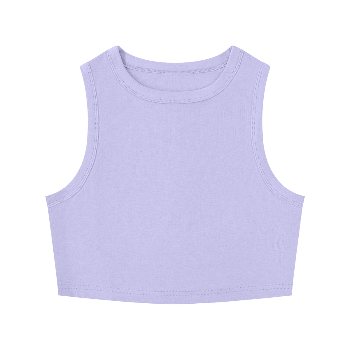 Women's Tight Crewneck Crop Tank Top