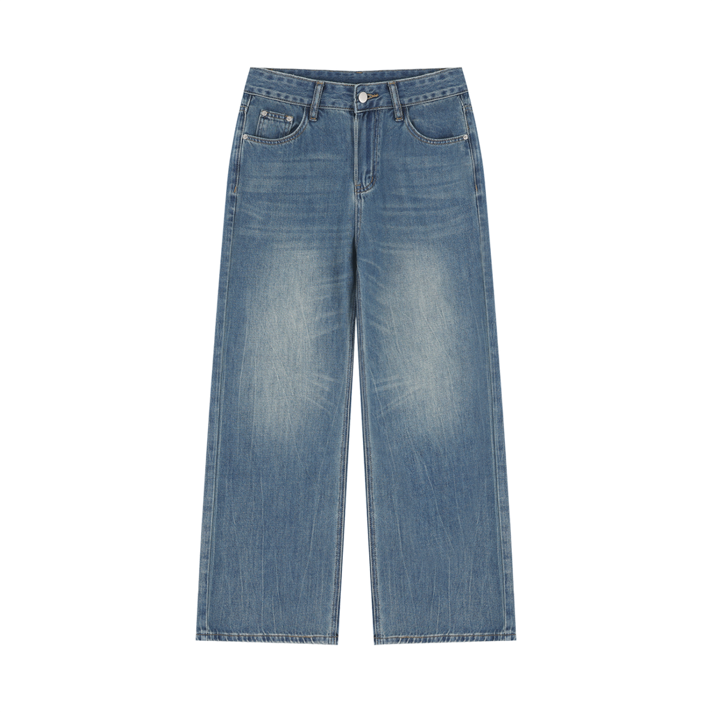 Women’s Vintage Wash Wide Leg Jeans