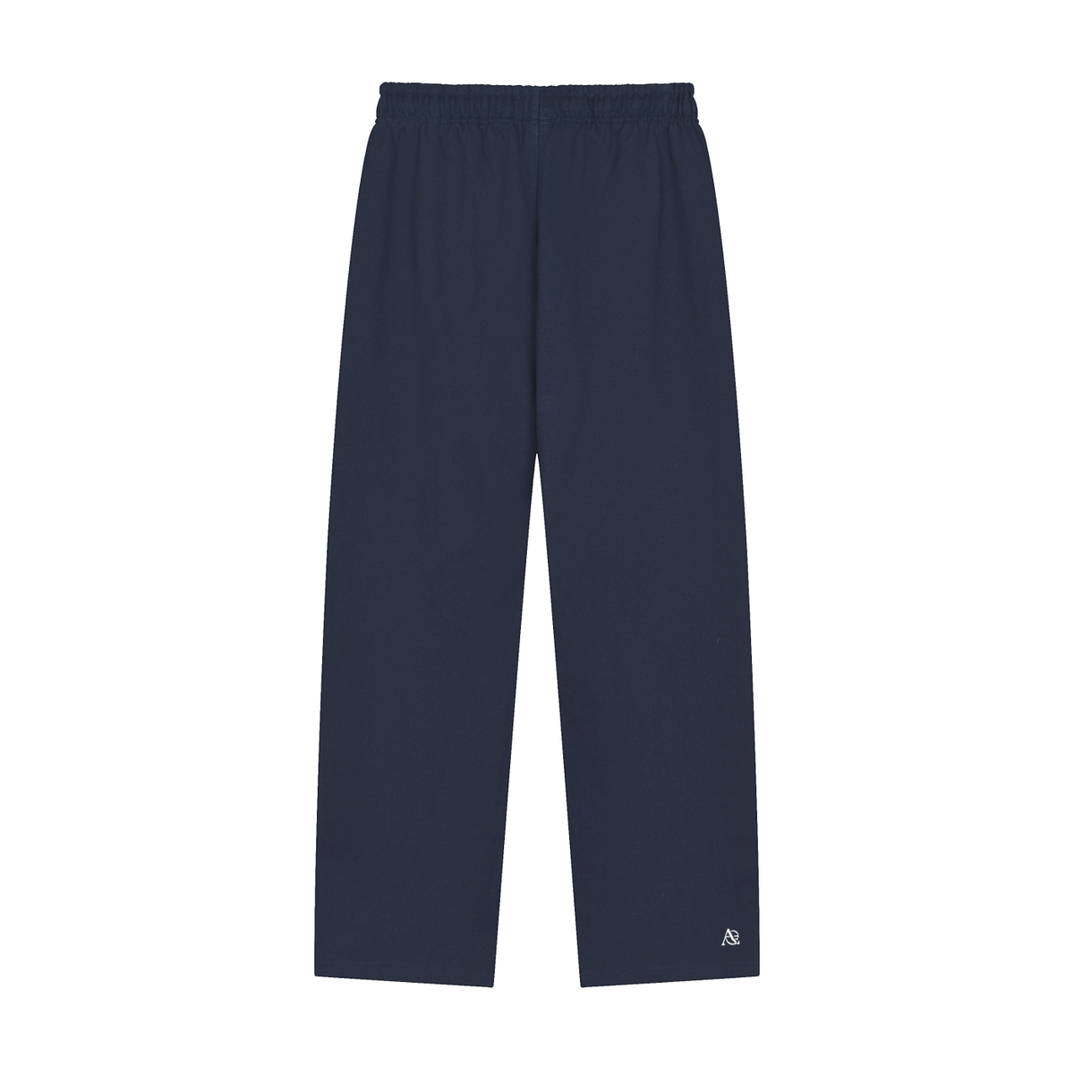 Solid Color Straight-Leg Sweatpants