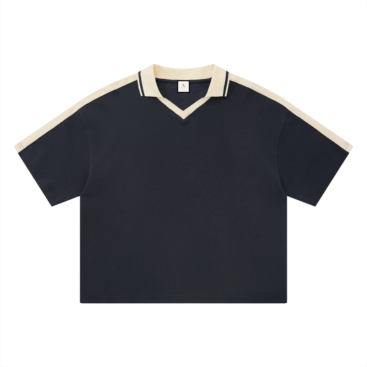 Unisex Color Block Polo Shirt