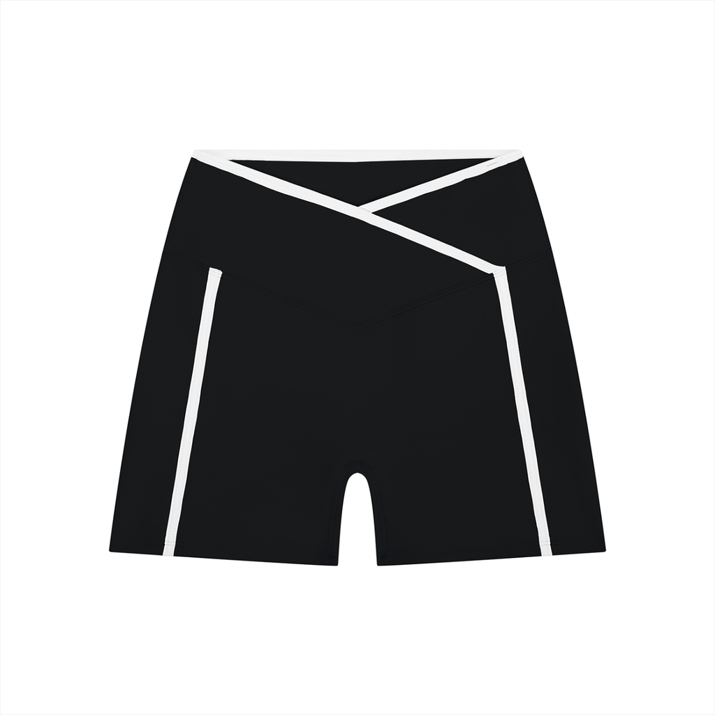 Women’s High Rise Color Block Yoga Shorts