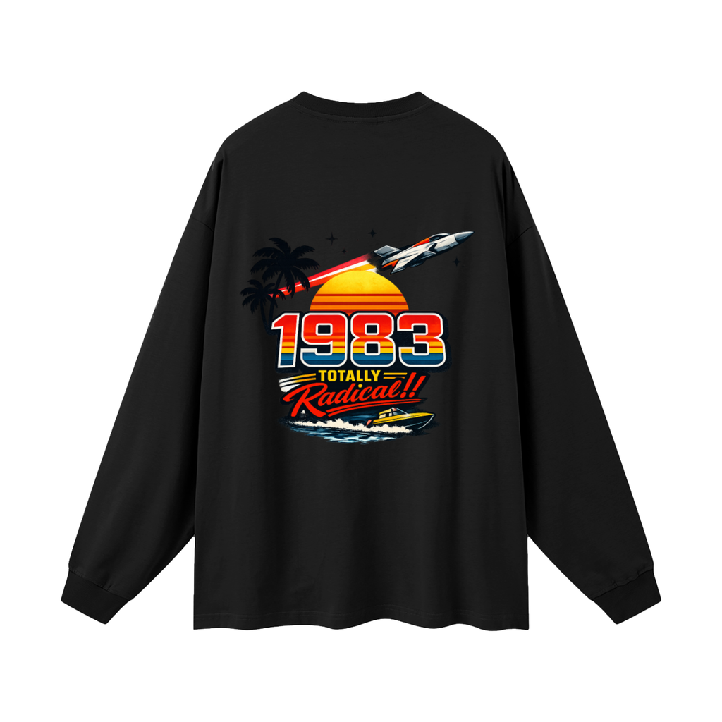 Oversized Unisex Long Sleeve T-Shirt