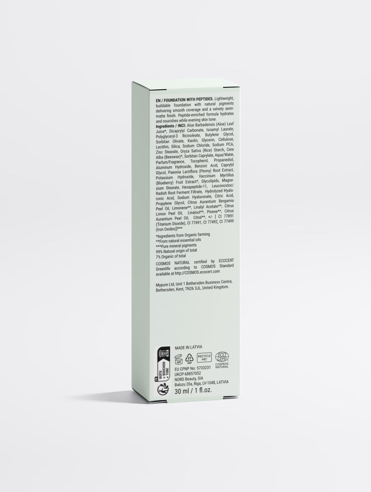 Foundation with Peptides, 15 Light Cool