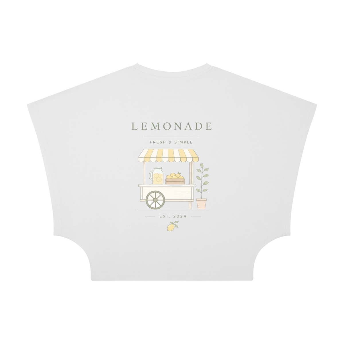 Women's Cropped Dolman T-Shirt