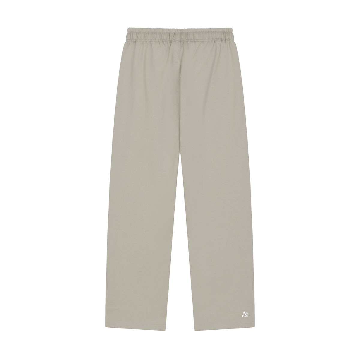 Solid Color Straight-Leg Sweatpants