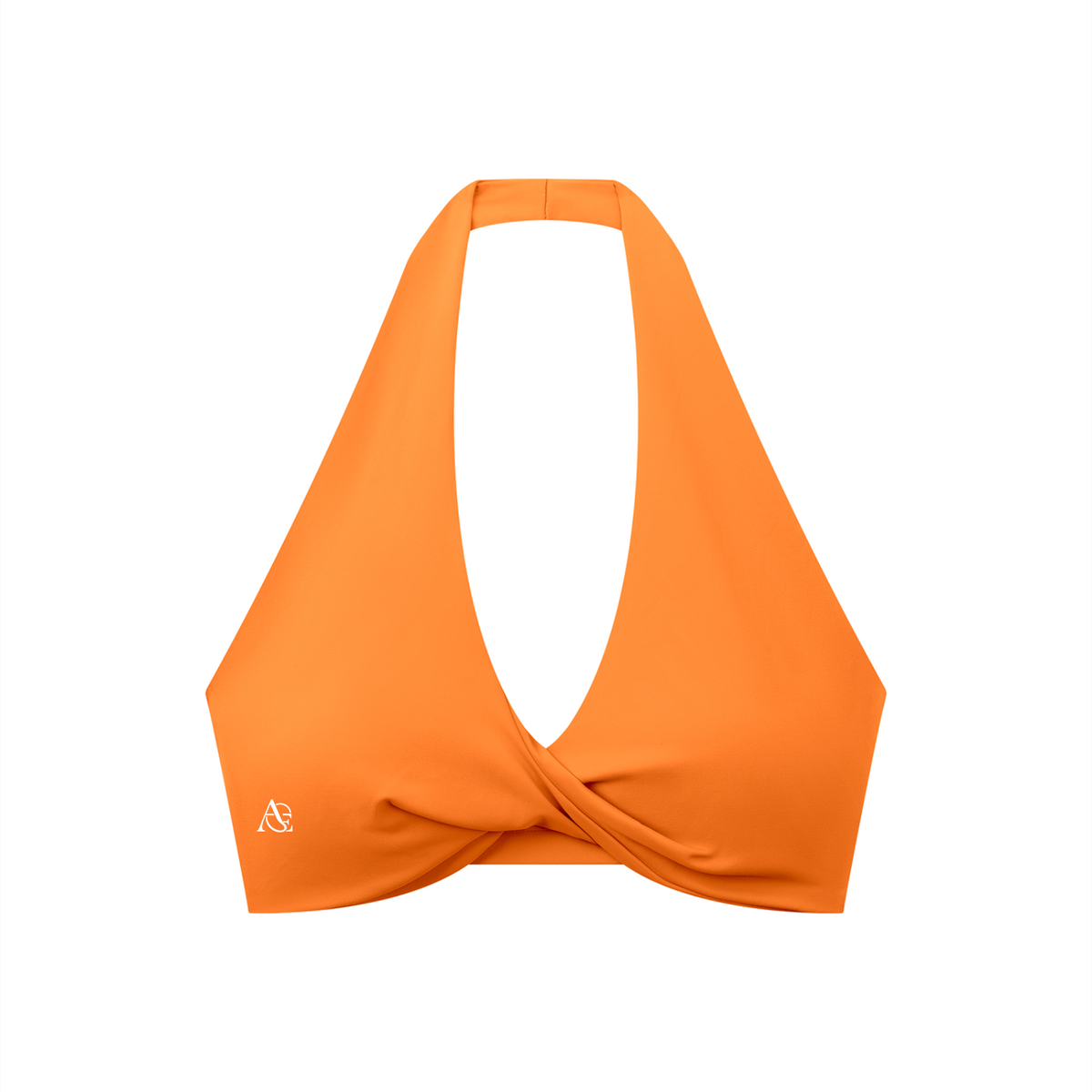 Women's Pleated Halter Sports Bra