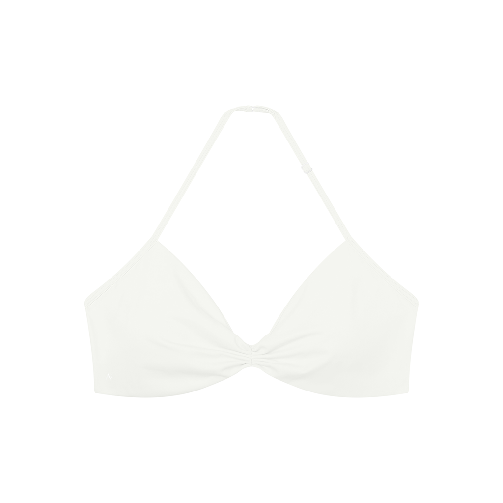 Women’s Ruched Halter-Neck Sports Bra