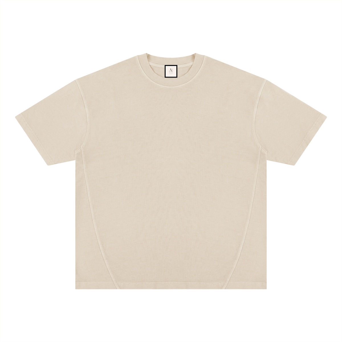 Unisex Vintage Wash Paneling T-Shirt