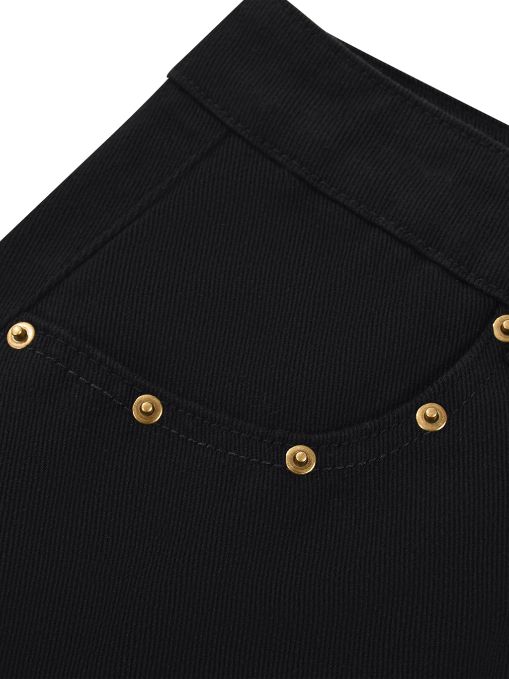 Women's Studded Denim Mini Skirt
