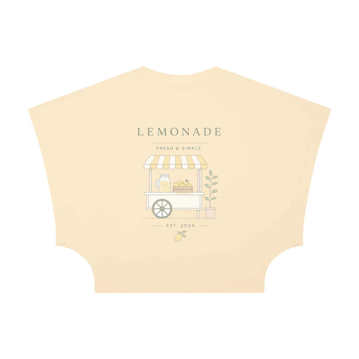 Women's Cropped Dolman T-Shirt
