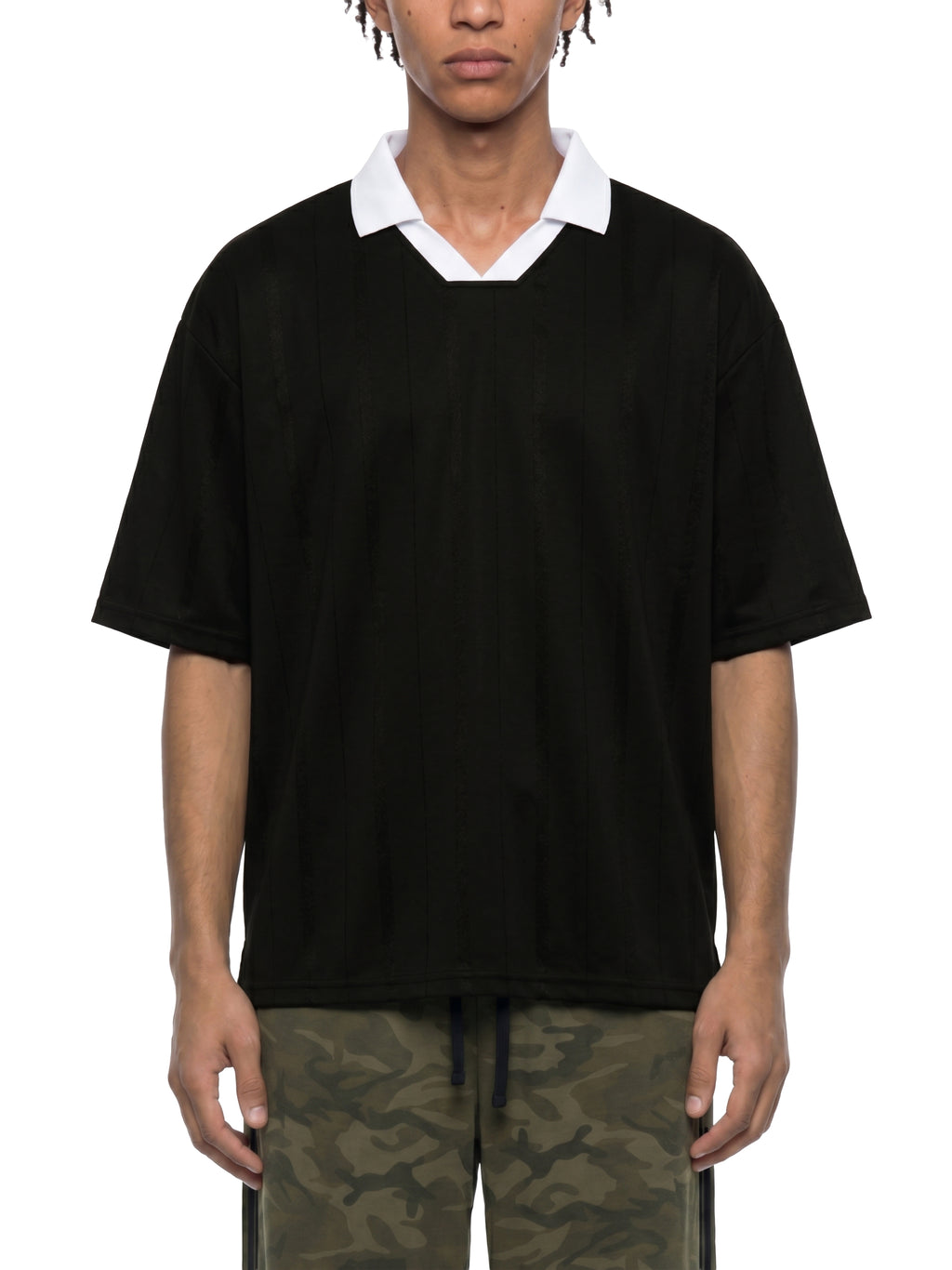 Unisex Striped Boxy Soccer Jersey