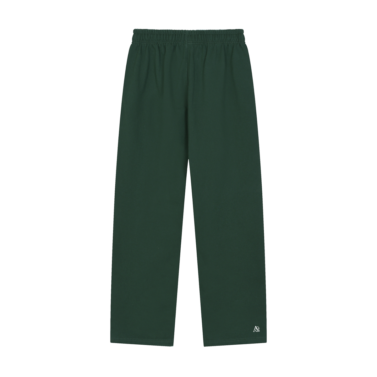Solid Color Straight-Leg Sweatpants