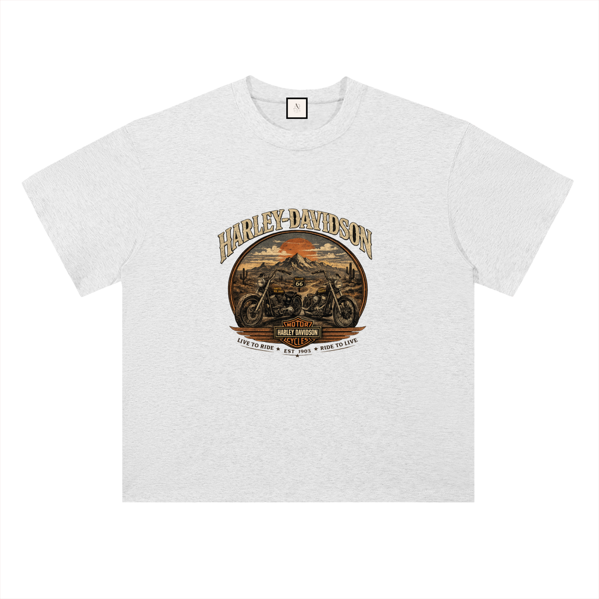 Heavyweight Drop Shoulder Cotton T-Shirt