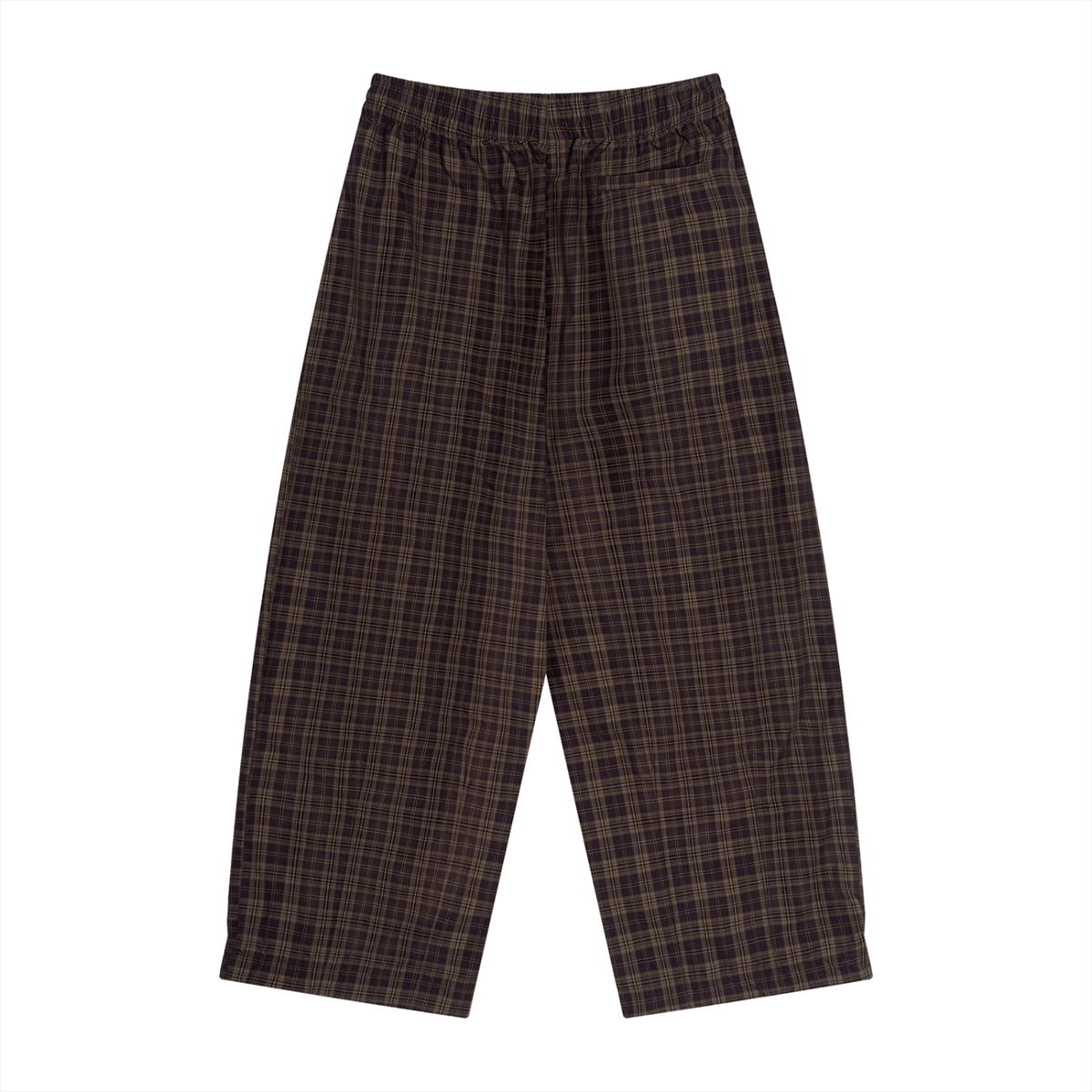 Unisex Plaid Wide Leg Pants