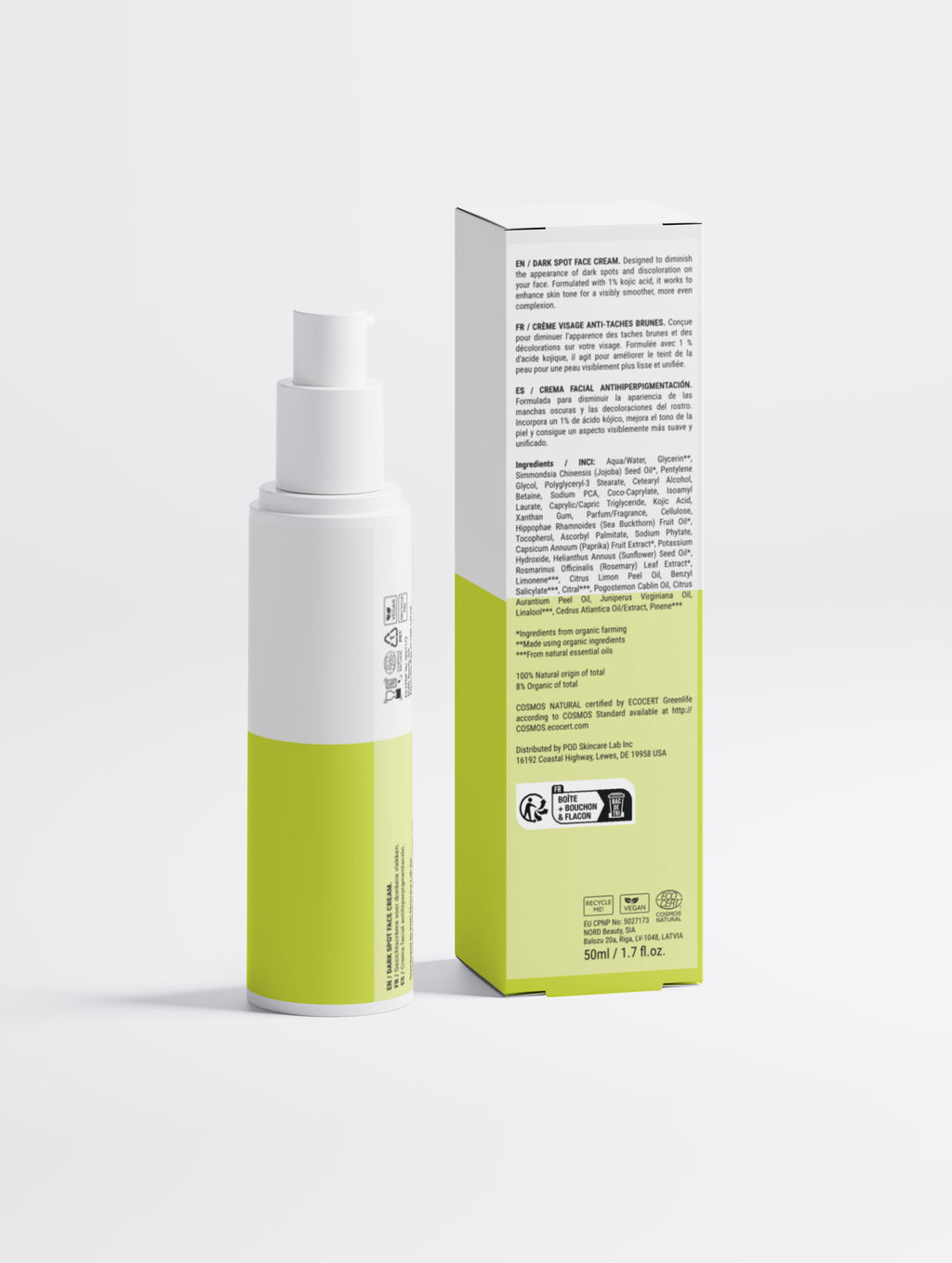 Dark Spot Face Cream with Kojic Acid