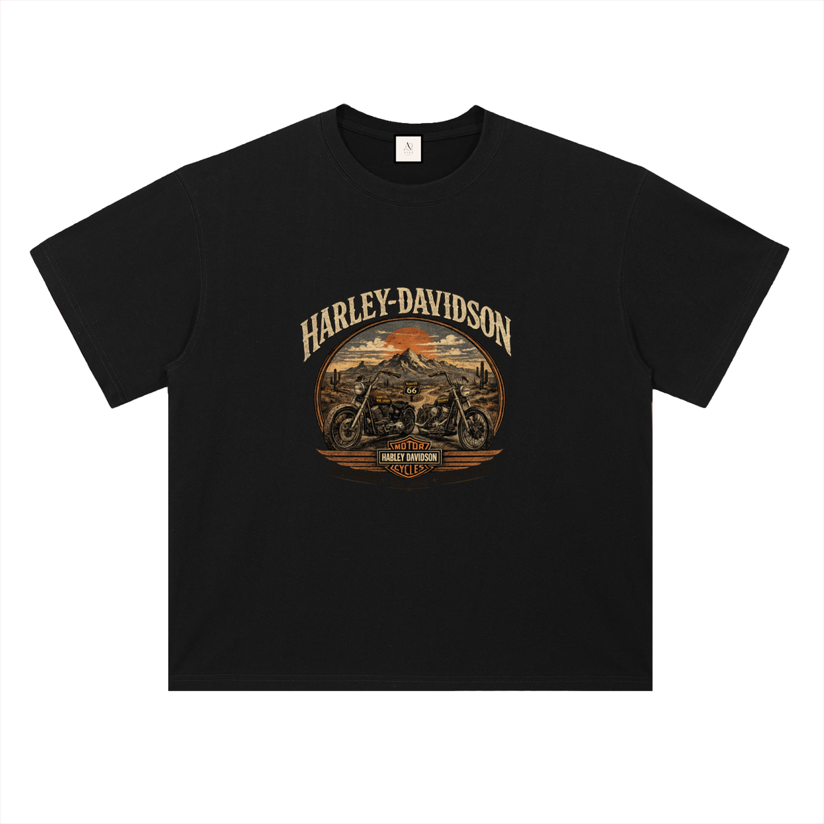 Heavyweight Drop Shoulder Cotton T-Shirt