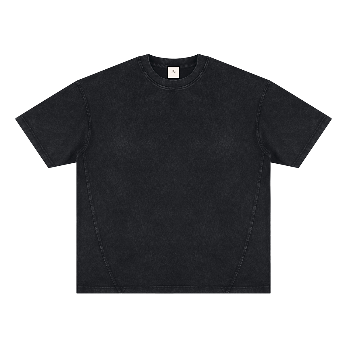 Unisex Vintage Wash Paneling T-Shirt