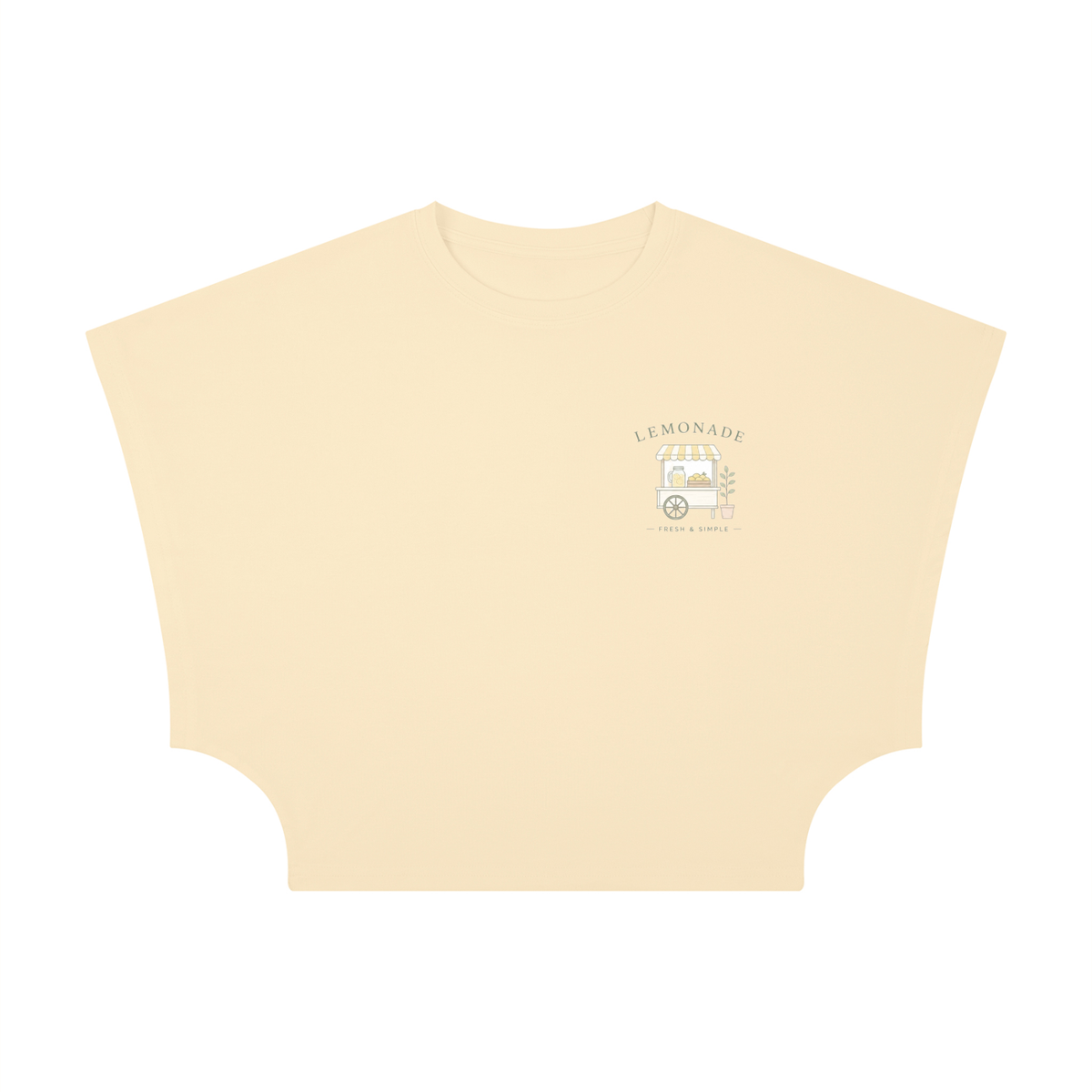Women's Cropped Dolman T-Shirt