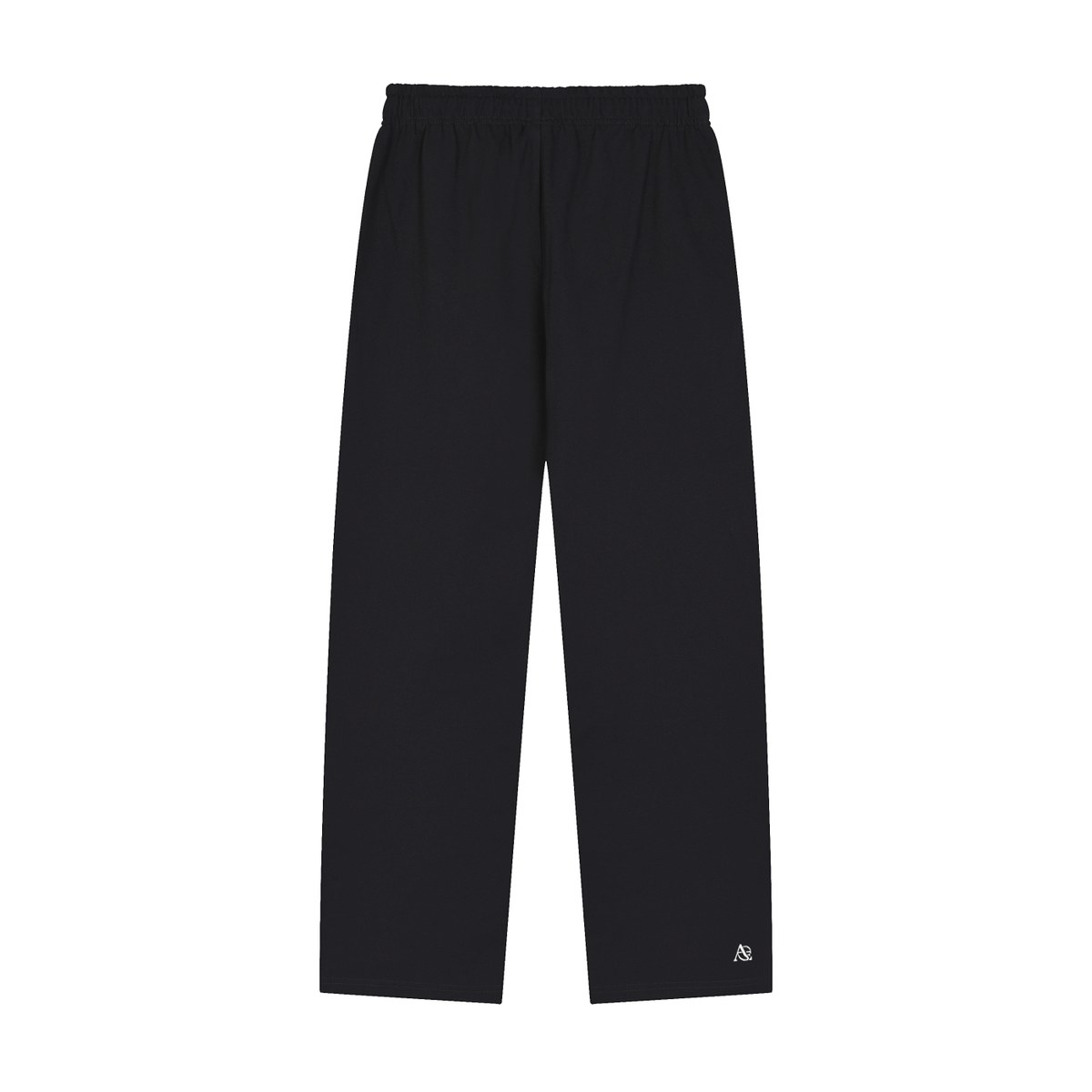 Solid Color Straight-Leg Sweatpants