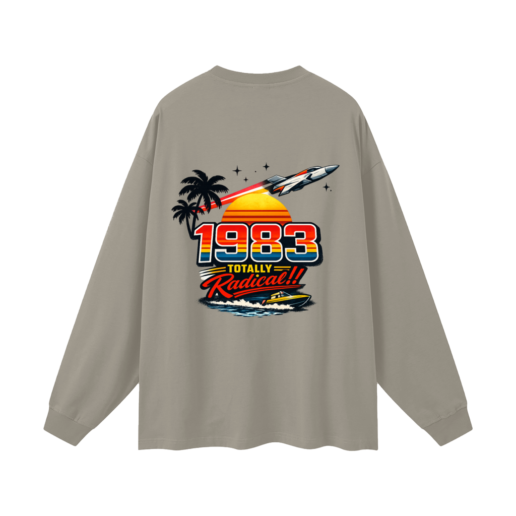 Oversized Unisex Long Sleeve T-Shirt