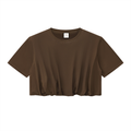 Women’s Crop Bubble Hem T-Shirt