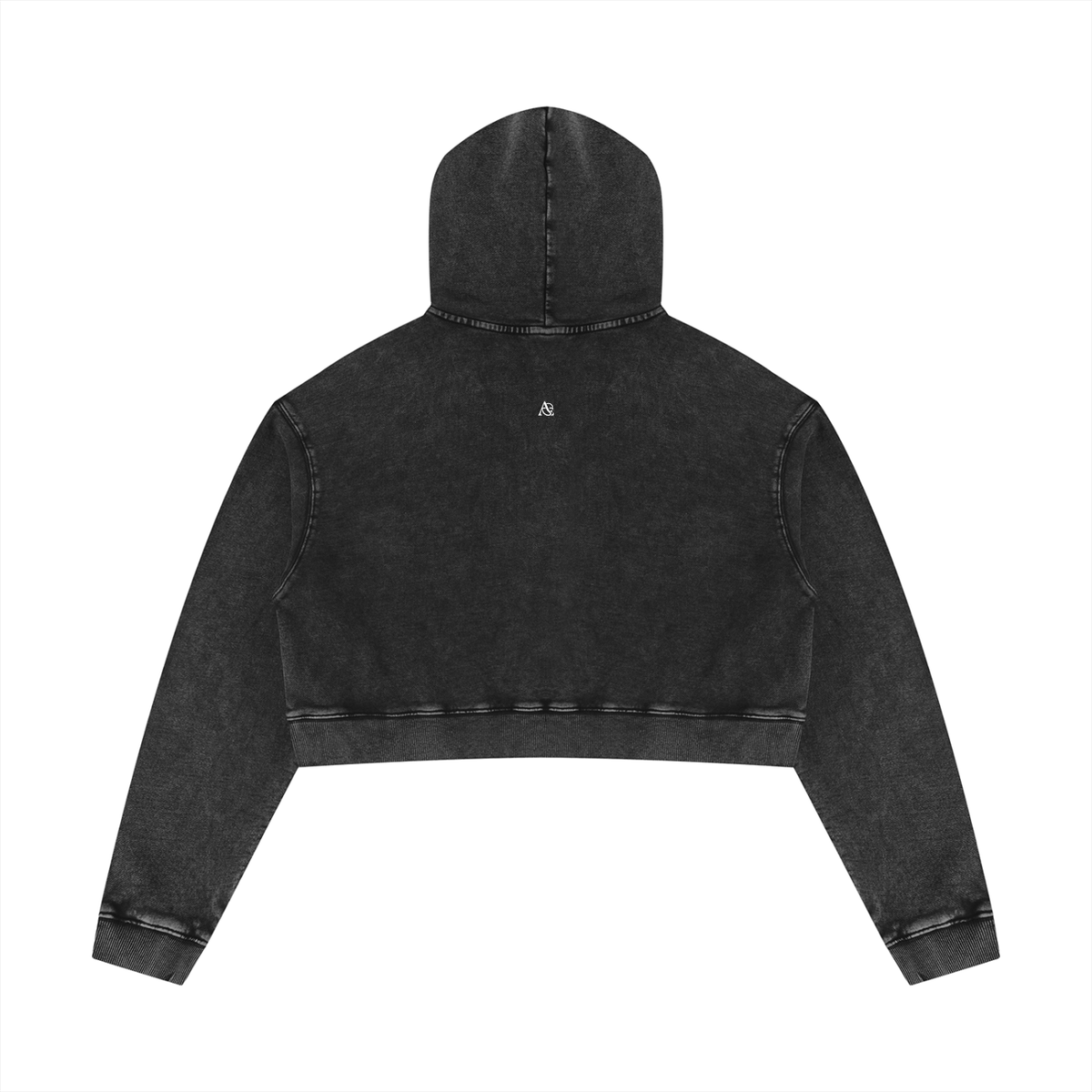 Women’s Mineral Washed Crop Hoodie