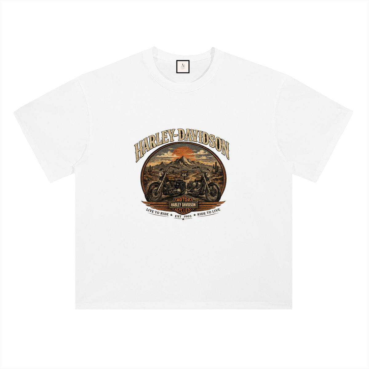 Heavyweight Drop Shoulder Cotton T-Shirt