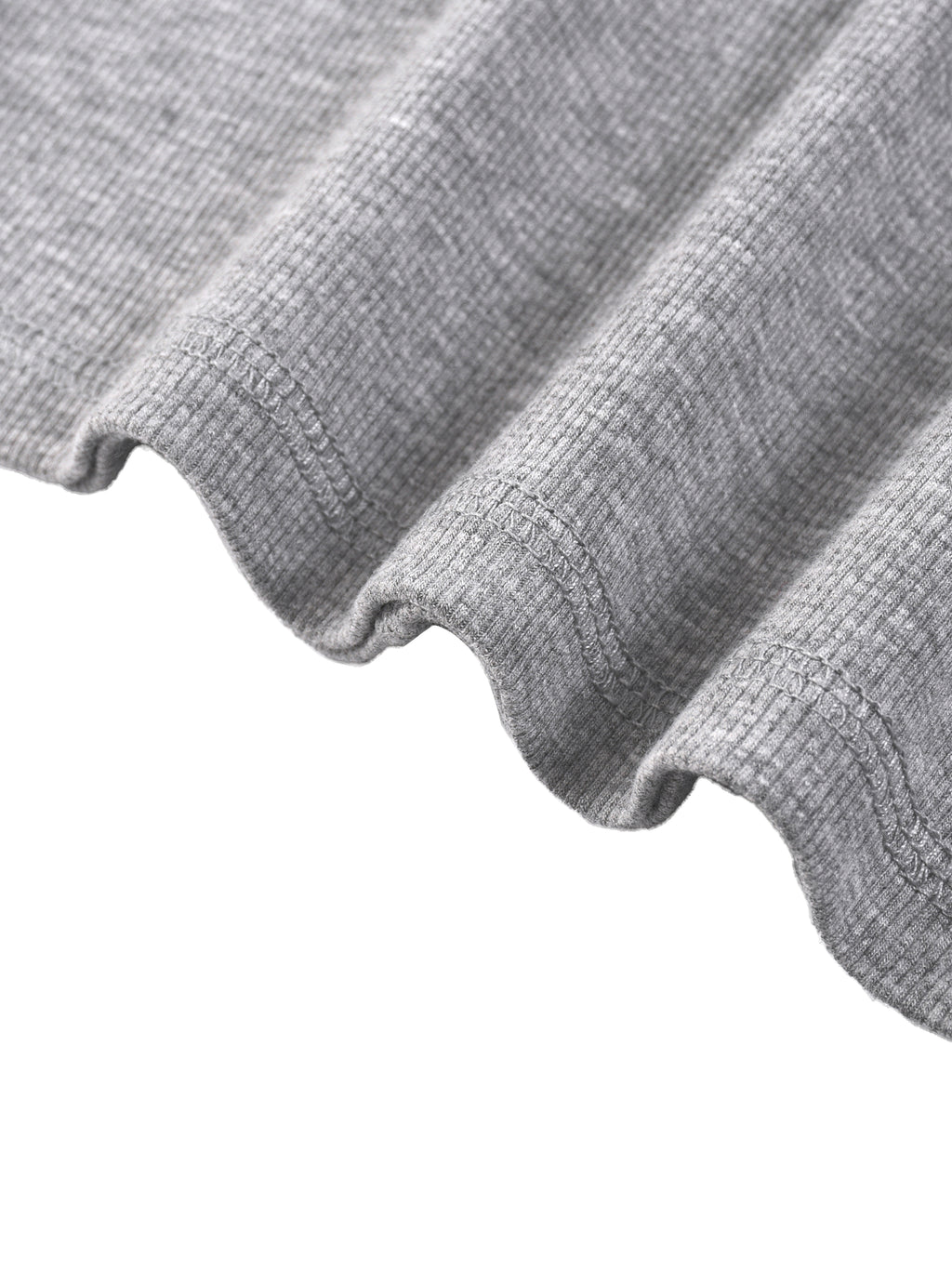 Women's Ribbed Henley Tank Top