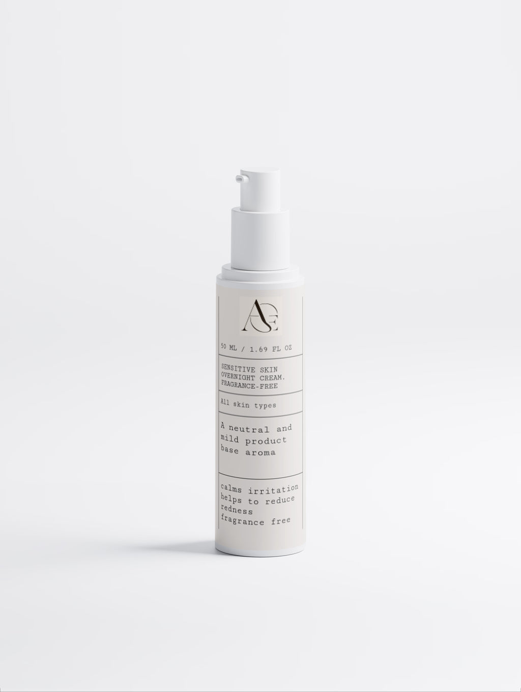 Sensitive Skin Overnight Cream, Fragrance-Free