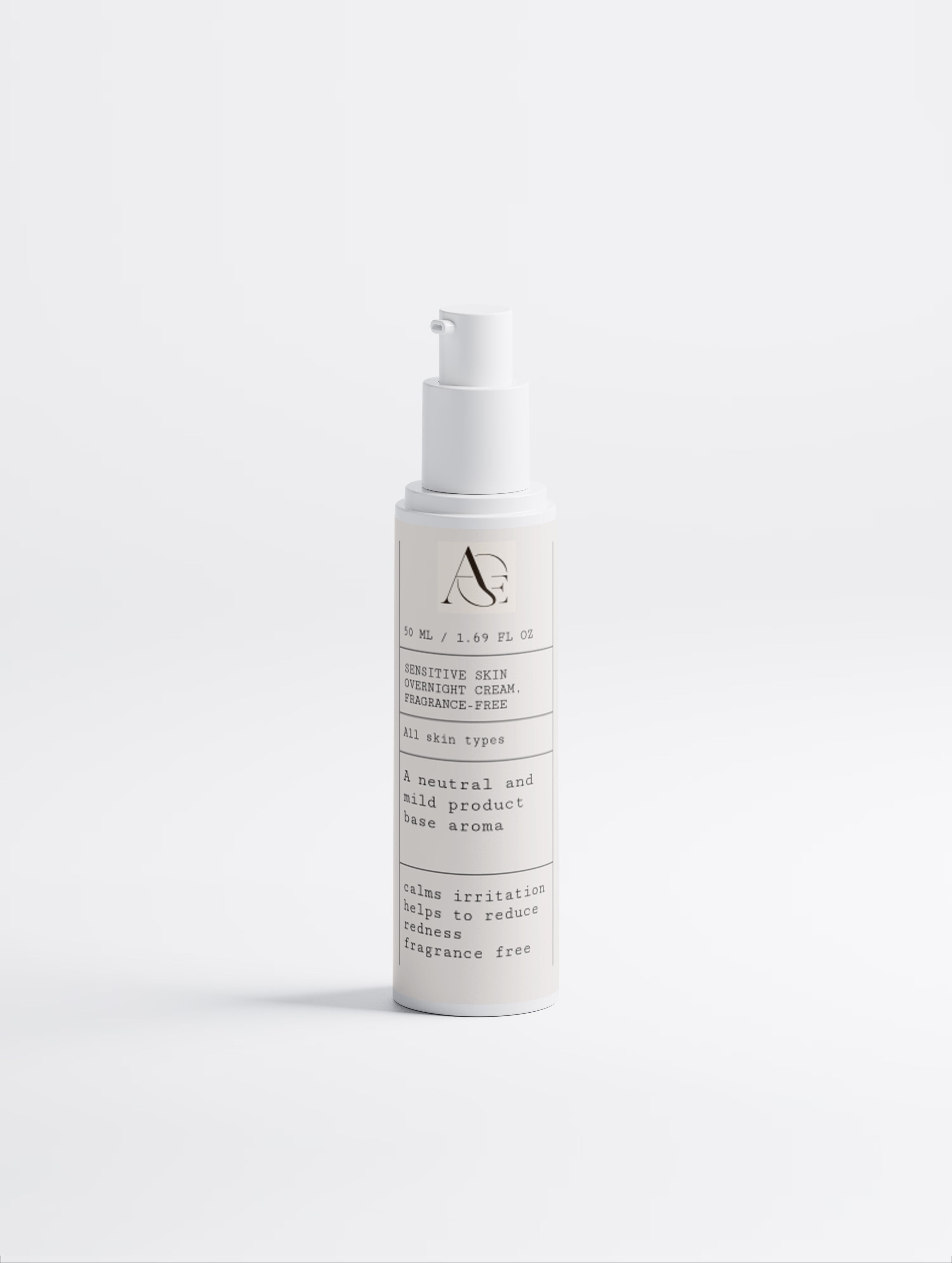 Sensitive Skin Overnight Cream, Fragrance-Free